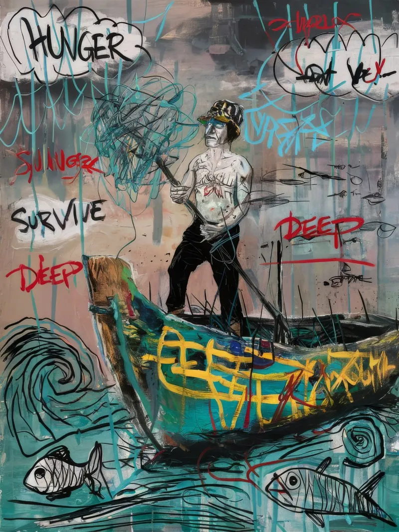 Sopravvivenza in mare poster da Muse Fragments