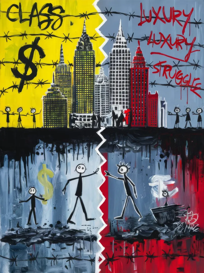 Class Luxury Struggle alu-dibond by Muse Fragments