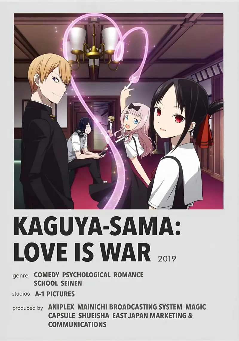 KAGUYA-SAMA LOVE IS WAR  2019 hahnemühle by Totoya