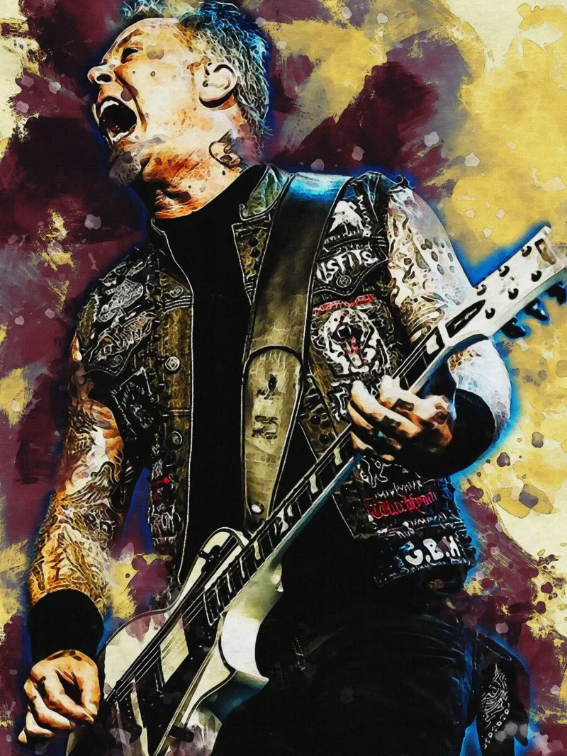 Sbaffo di James Hetfield pellicola backlit da Gunawan Rb