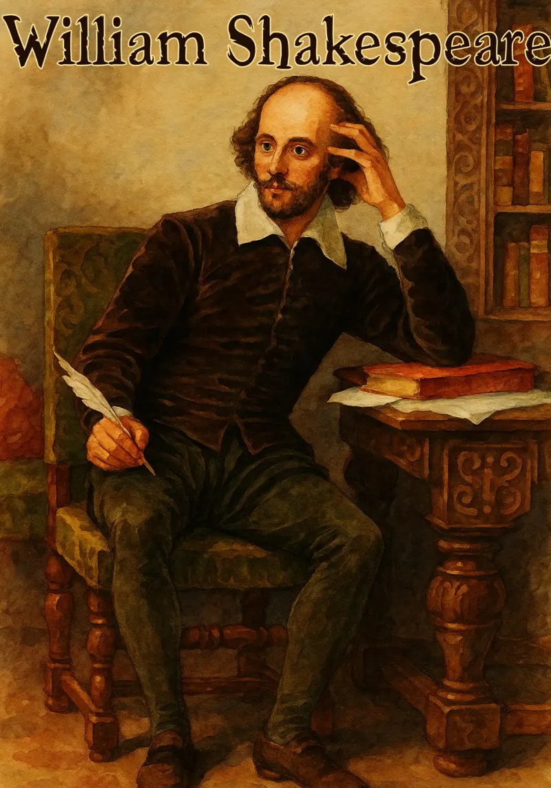 William Shakespeare Riparare l'immaginazione Ridisegnare pellicola backlit da MOKAIYA