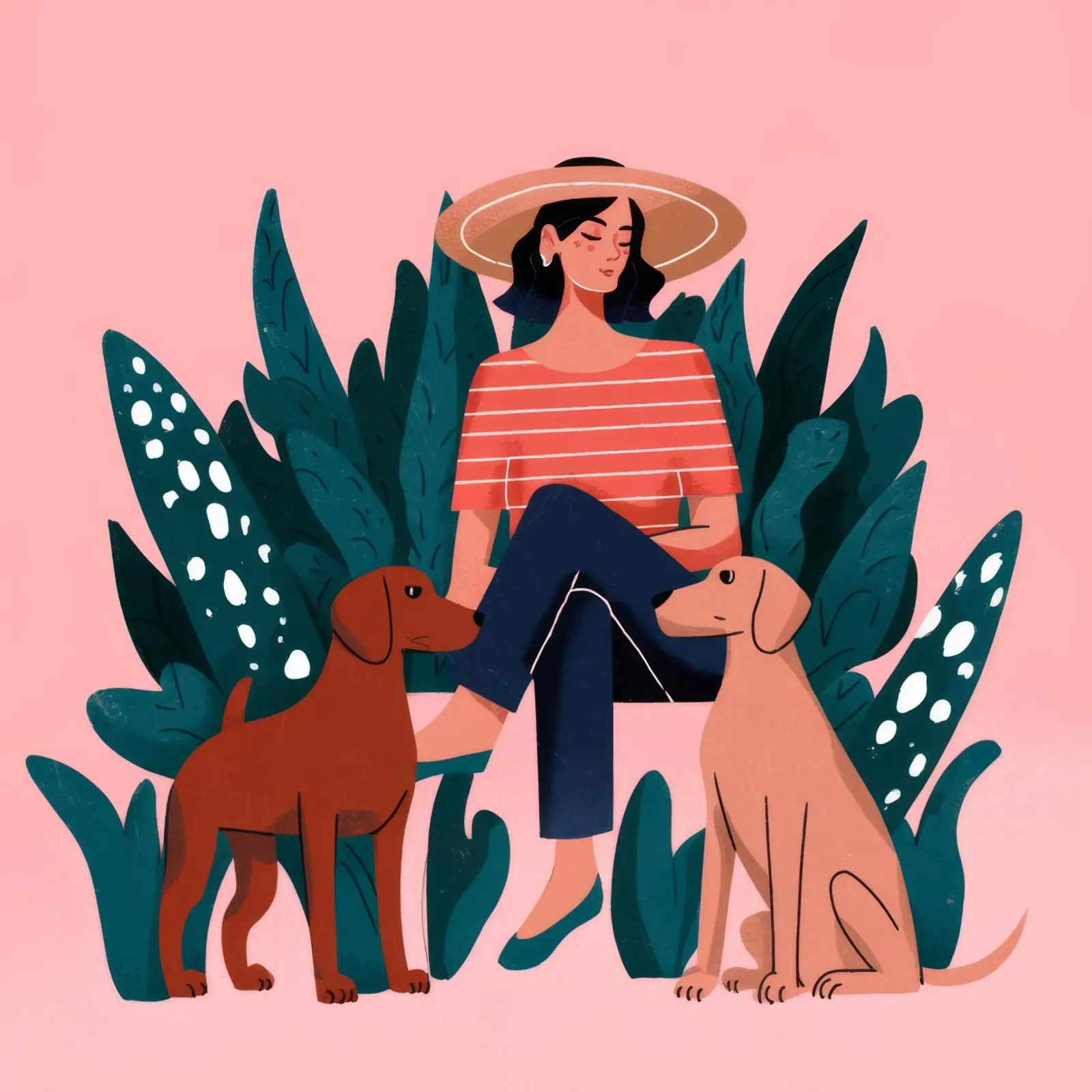 Canine Companionship Bliss hahnemühle by Fine Sanctuary