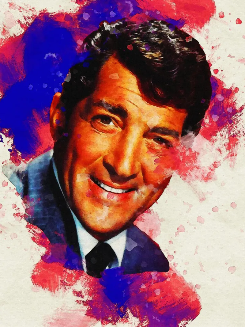 Macchia di ritratto Dean Martin pellicola backlit da Gunawan Rb