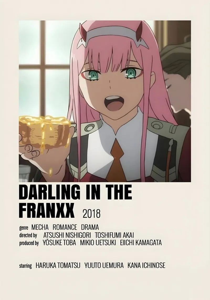 DARLING IN THE FRANXX 2018 pellicola backlit da Totoya