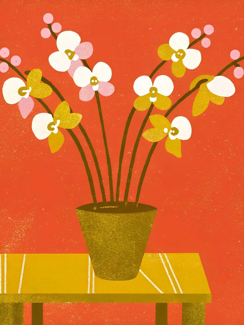 Vaso di fiori retrò pop poster da THE LATEST SHOP