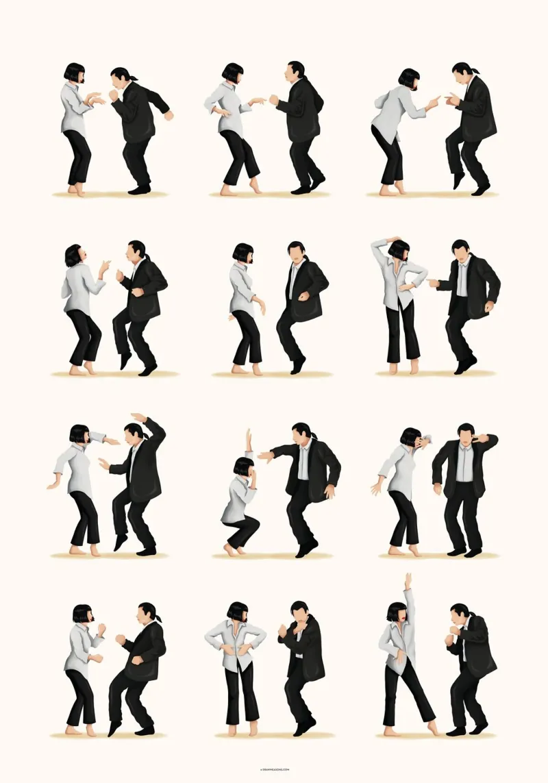 Pulpfiction 2 pellicola backlit da Nour Tohme