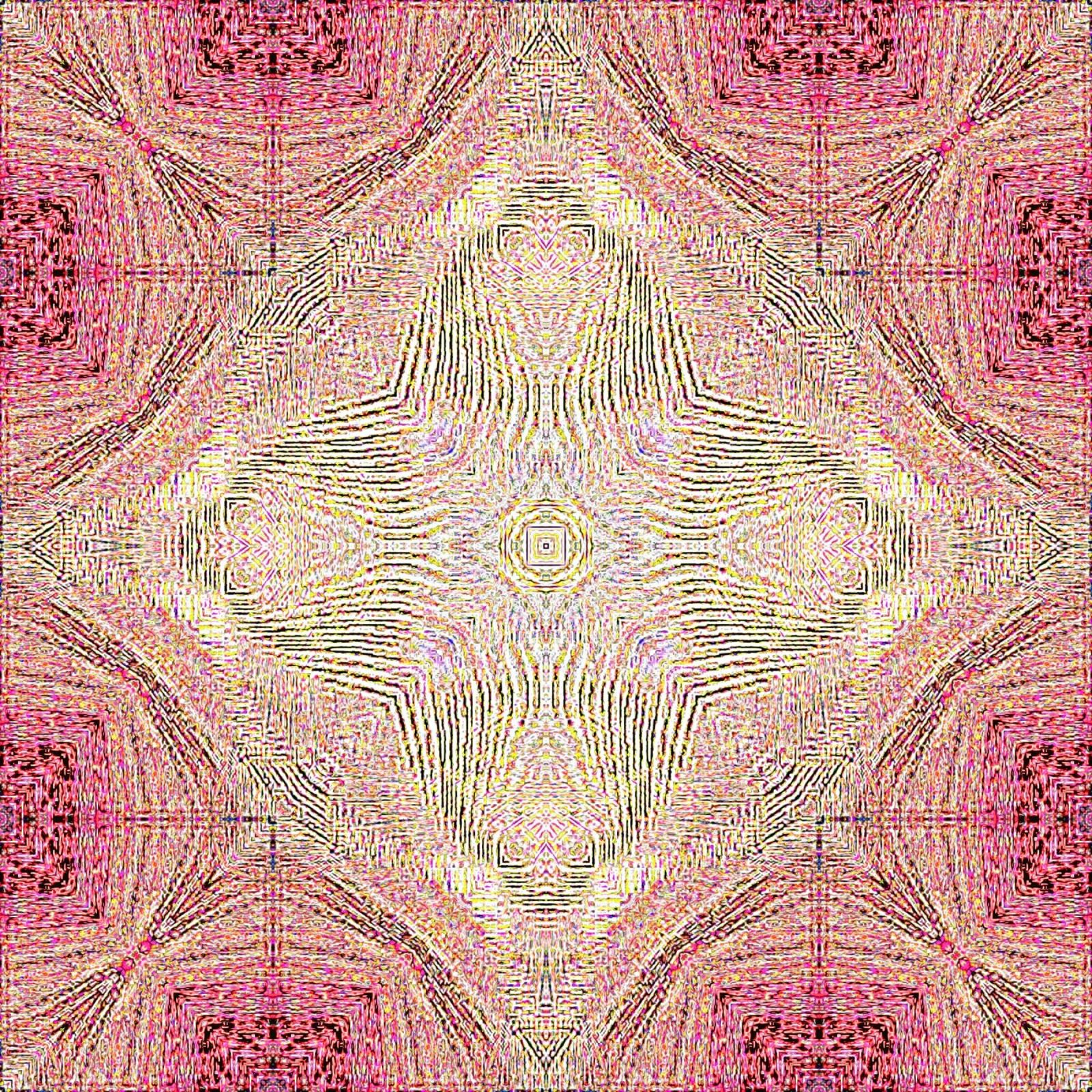 Ornamento in rosa con texture finemente strutturata pellicola backlit da Gürsel Yesil Digital Art