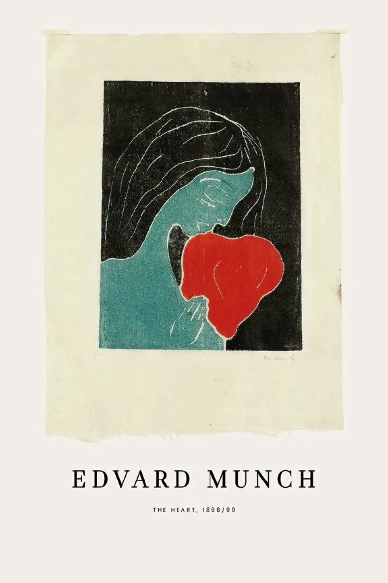 Munch - The Heart pellicola backlit da ARTOTHEK