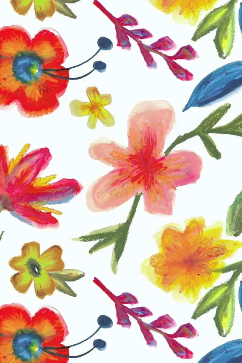 Wildflower poster con telaio in legno da Sabrina Ziegenhorn