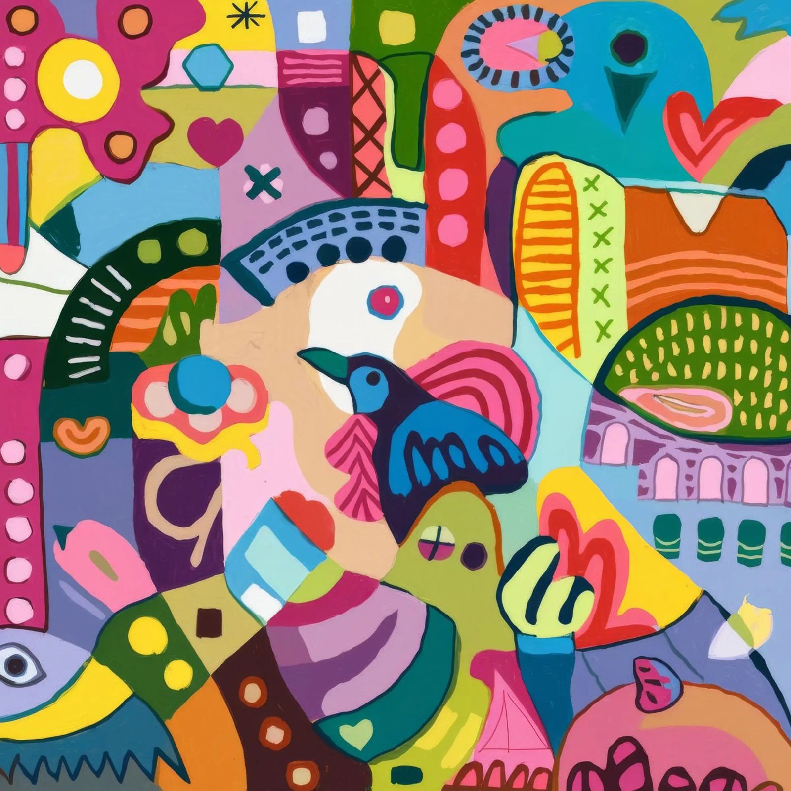Dynamic Abstract Symphony poster by Monarco Virtuoso