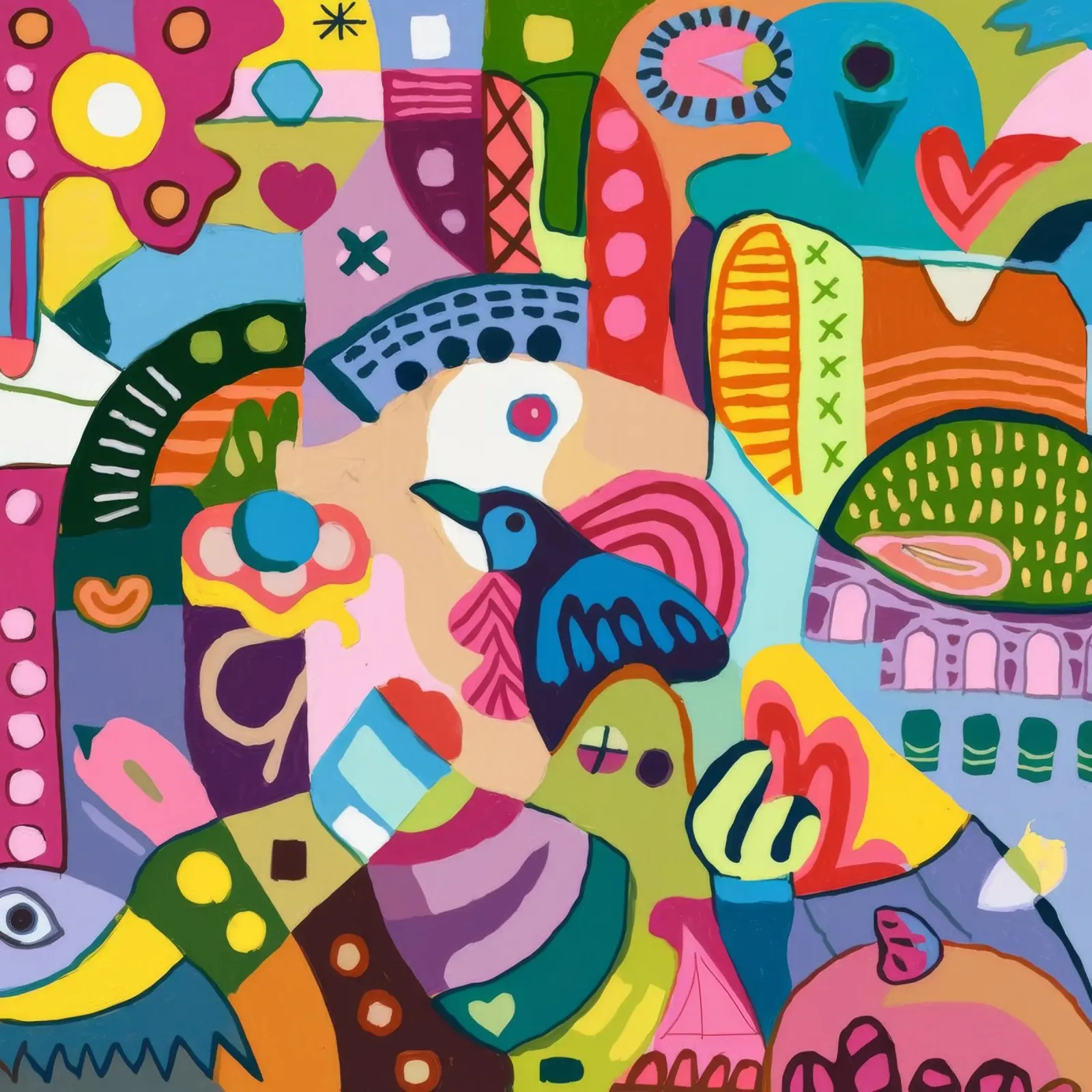 Dynamic Abstract Symphony canvas by Monarco Virtuoso