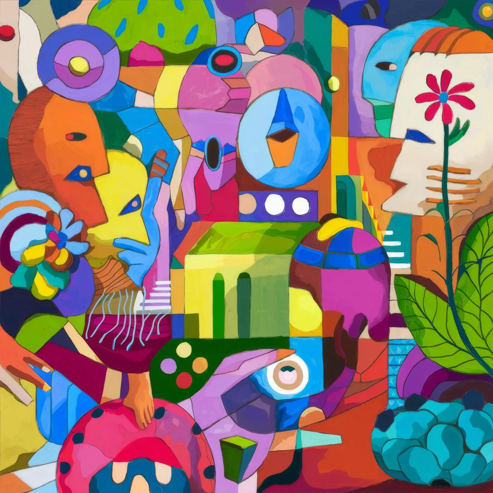 Dynamic Color Explosion canvas by Monarco Virtuoso