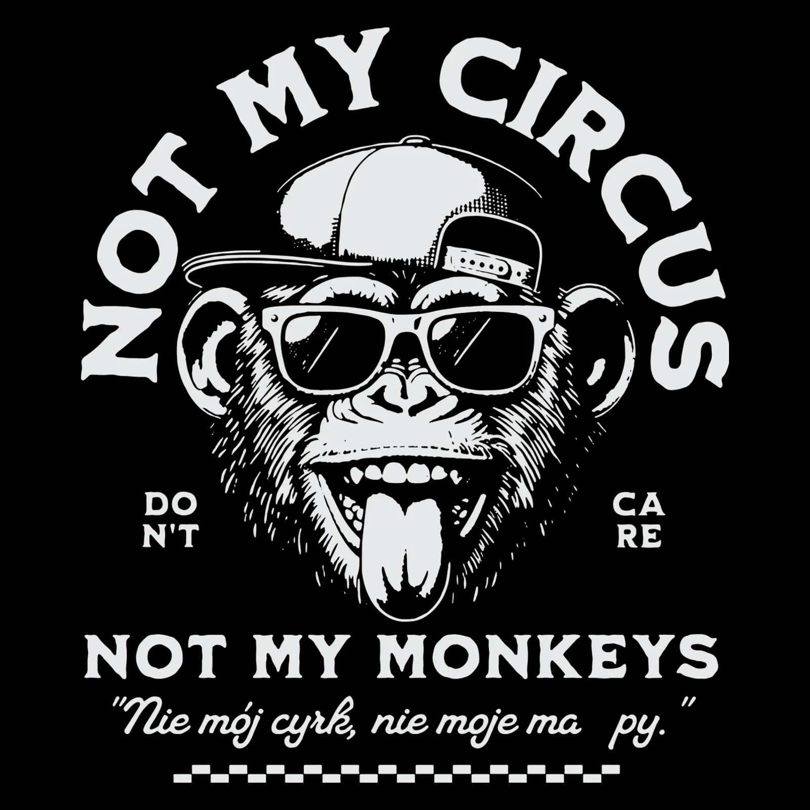 No es mi circo - No son mis monos metacrilato de Gunawan Rb