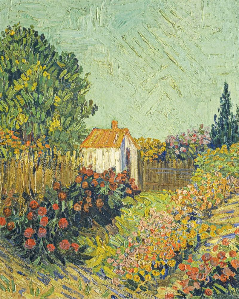 Paysage, imitateur de Vincent van Gogh poster de Carinaprint