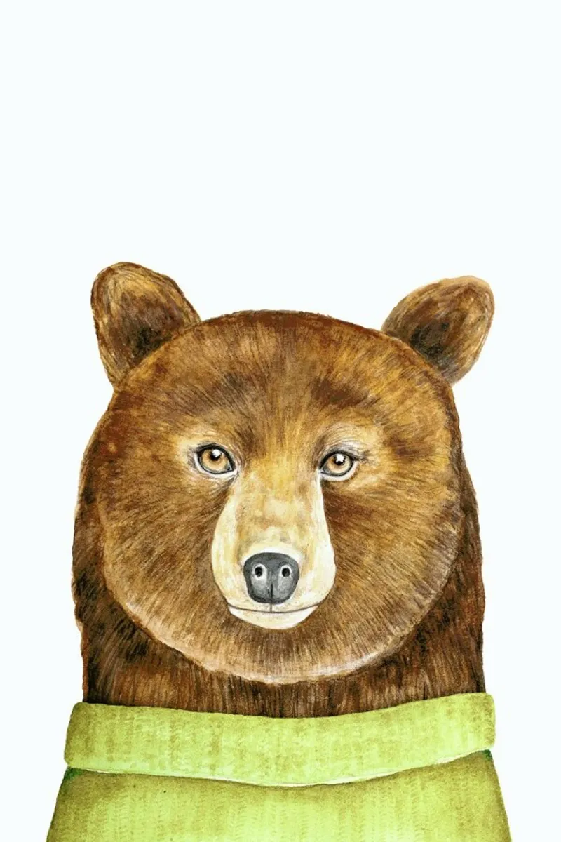 Paul The Bear pellicola backlit da Little Flourishes