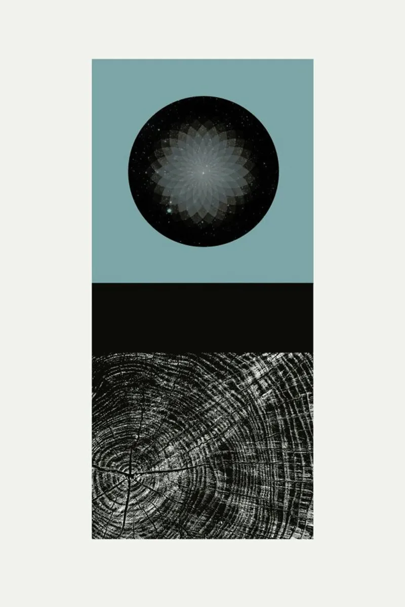 Texture Landscape 5 poster con telaio in plastica da Chris Wharton