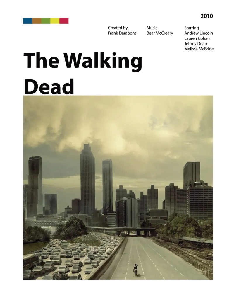 The Walking Dead pellicola backlit da The Movie Wall