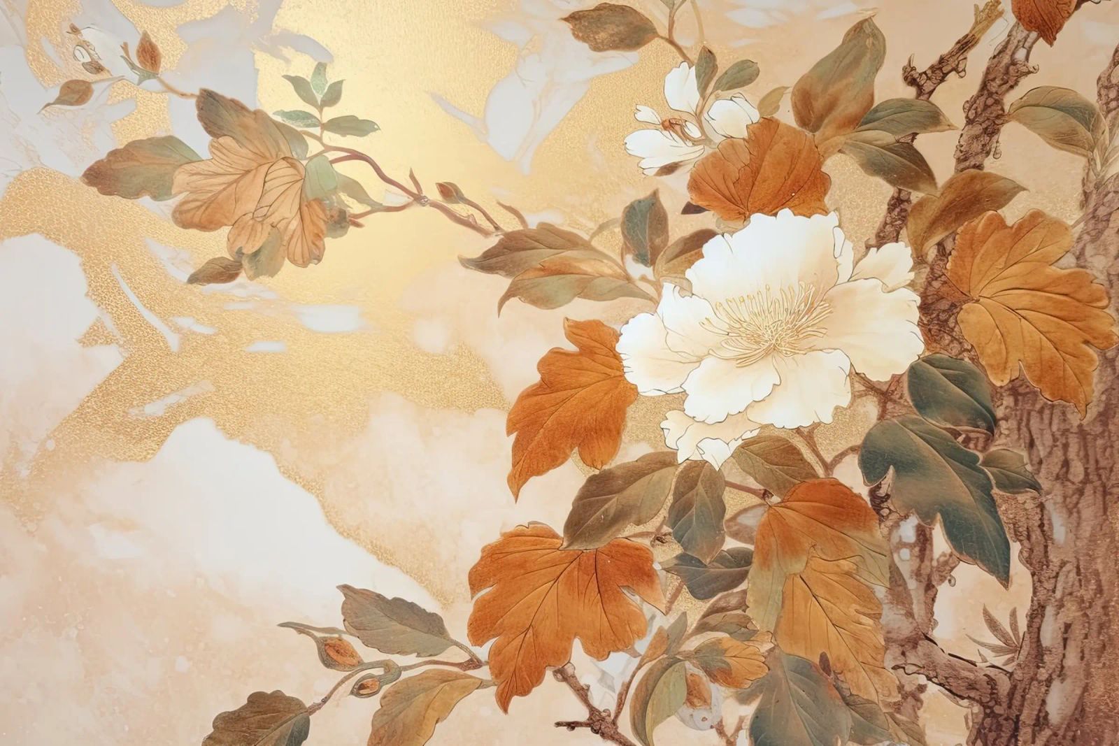 Japanese flowers poster by Imagine