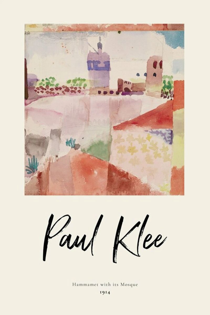 Klee - Hammamet with its Mosque Leinwand von ARTOTHEK
