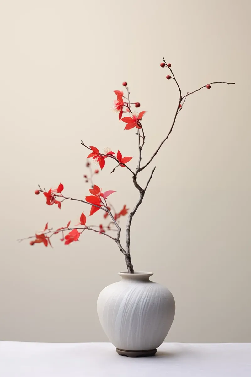 Zweig auf einer Vase Hahnemühle von Imagine
