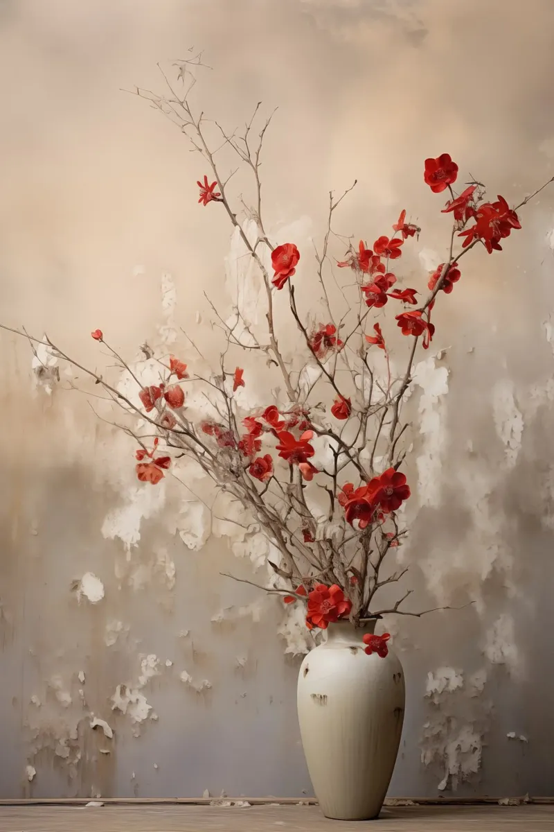 Vivere tranquillamente con i fiori pellicola backlit da Imagine