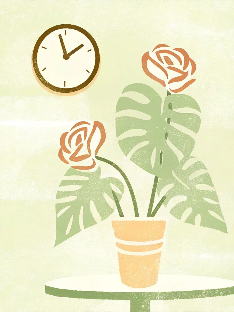 Monstera Retro Pop pellicola backlit da THE LATEST SHOP