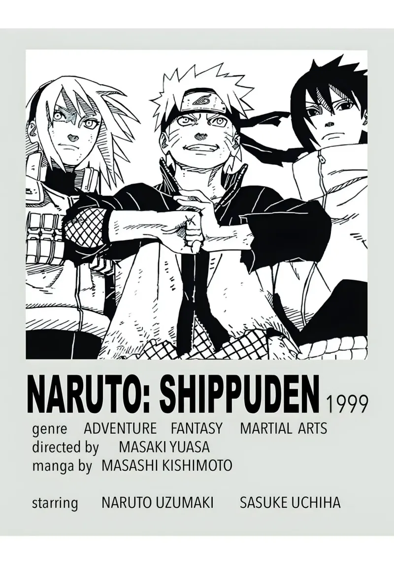 NARUTO SHIPPUDEN  1999 pellicola backlit da Totoya