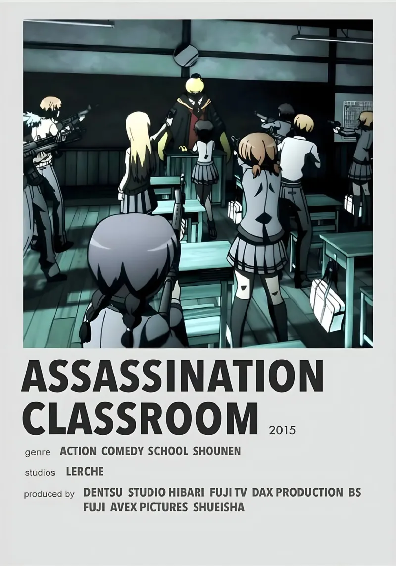 ASSASSINATION CLASSROOM 2015 pellicola backlit da Totoya