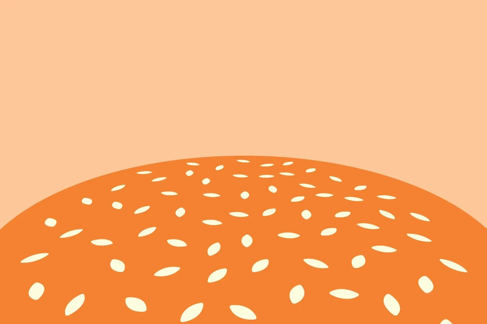 Bun with sesame seed plexiglass da galihstudio