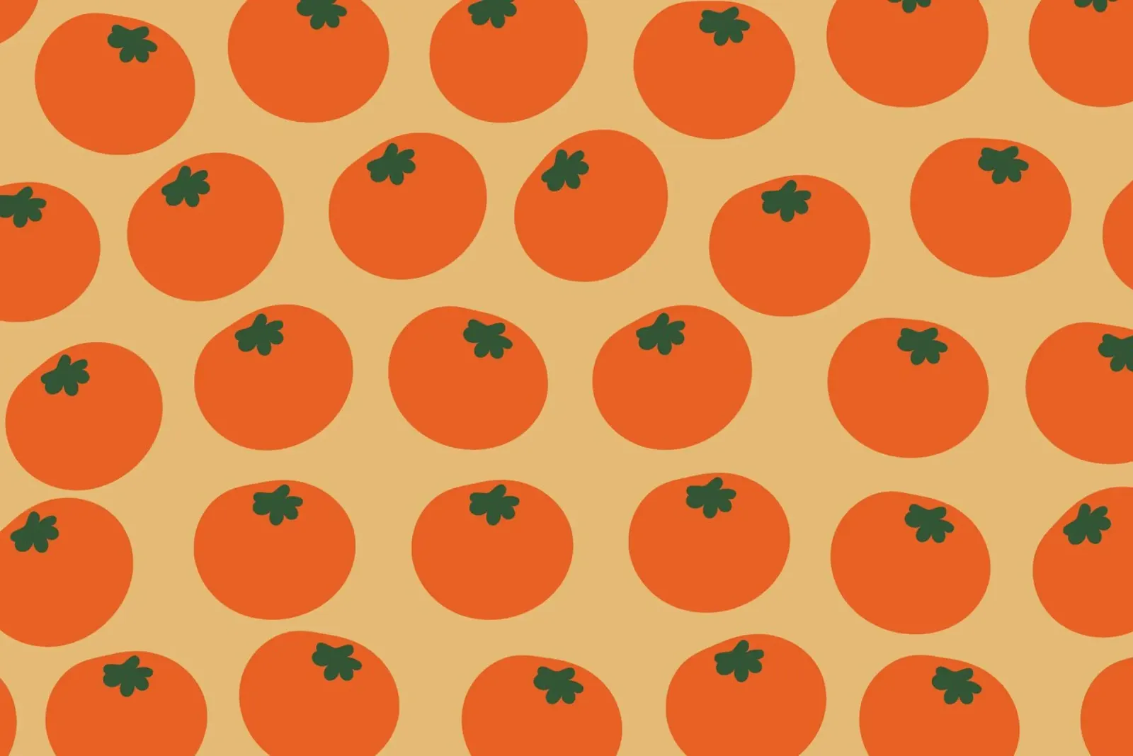 Retro Orange Repeat pellicola backlit da galihstudio
