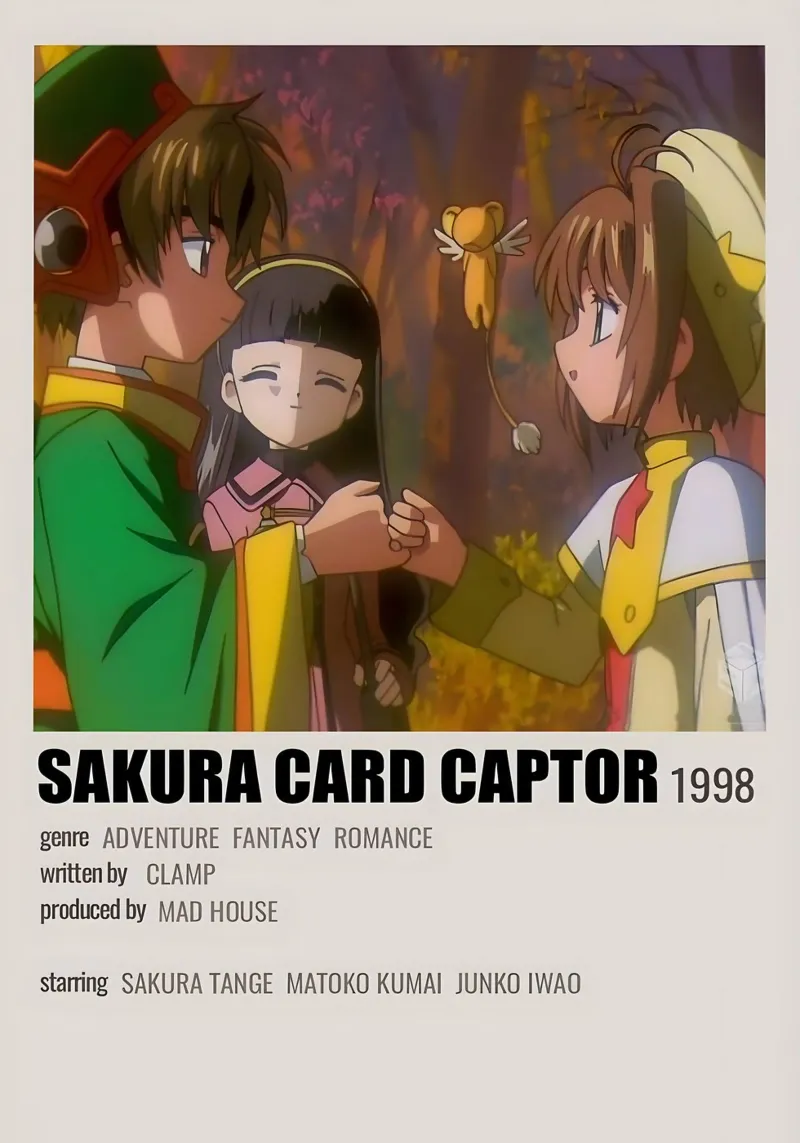 SAKURA CARD CAPTOR 1998 pellicola backlit da Totoya