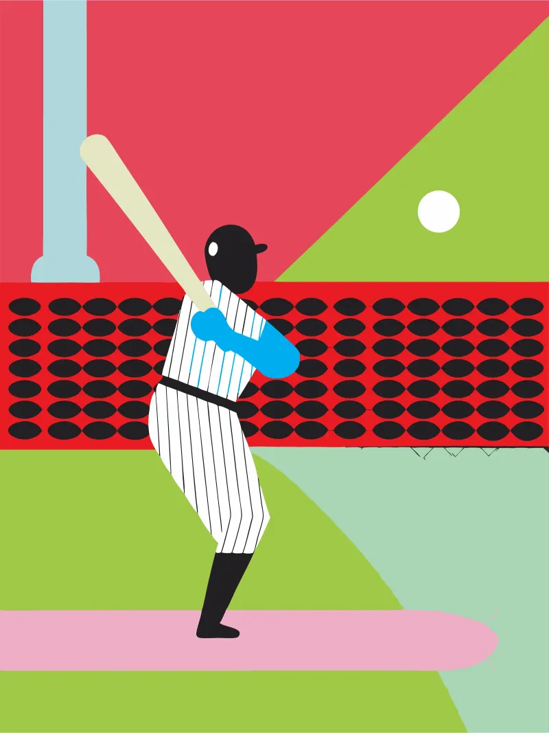 Giocare a baseball pellicola backlit da LOOK DIFFERENT