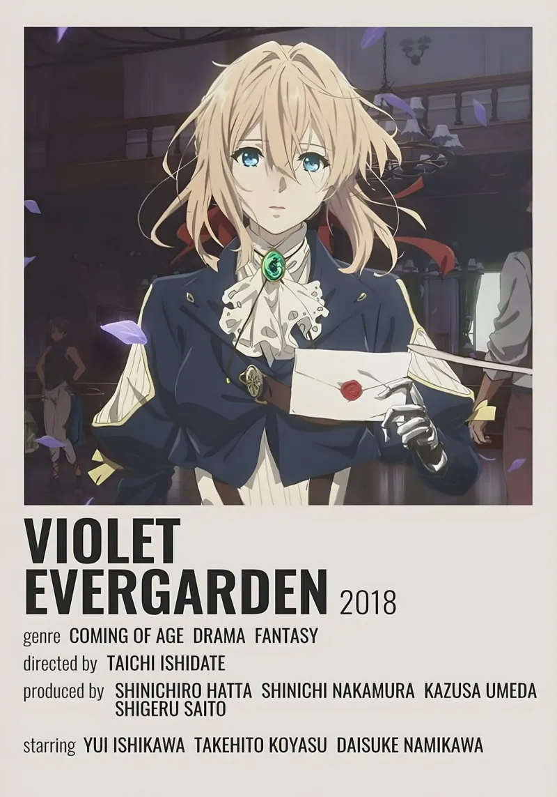 VIOLET EVERGARDEN  2018 poster van Totoya