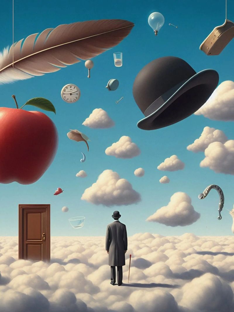 René Magritte, l'enigmatico surrealista poster da DuncanBennett shop