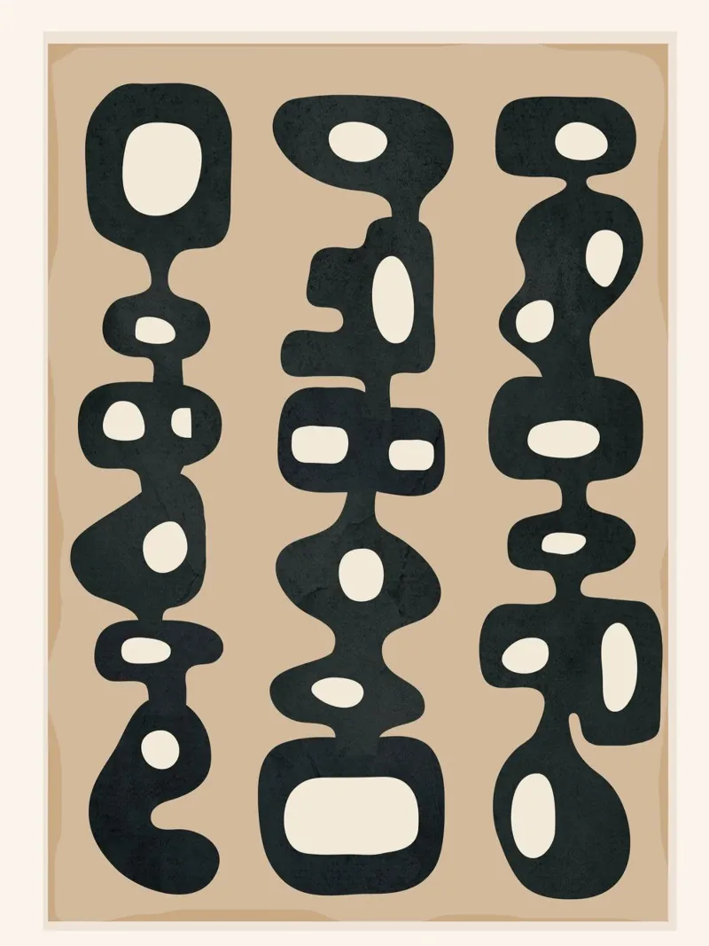 Mid-Century Abstract Balance alluminio dibond da cityart