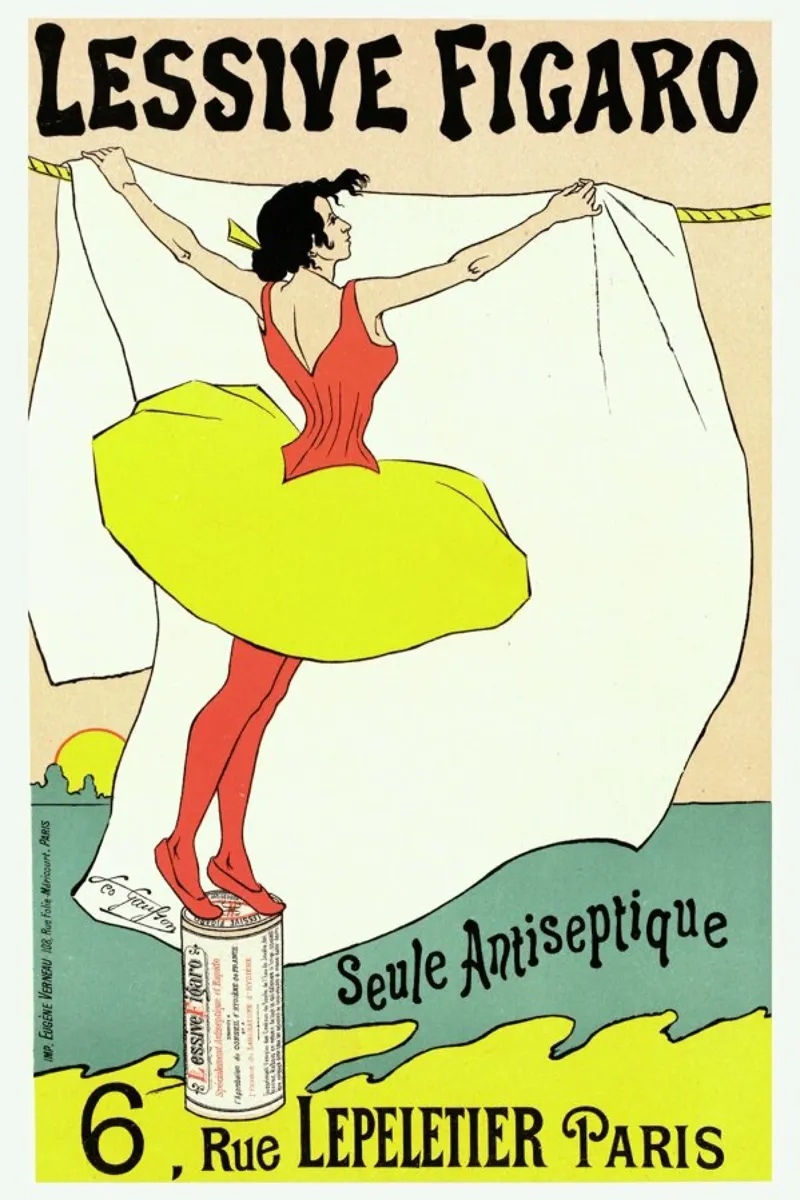 Lessive Figaro - Seule Antiseptique canvas by ARTOTHEK