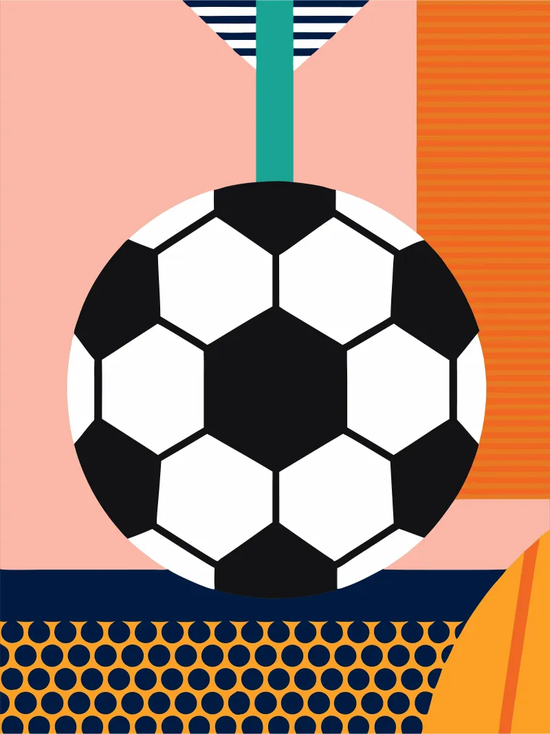 Calcio poster da LOOK DIFFERENT