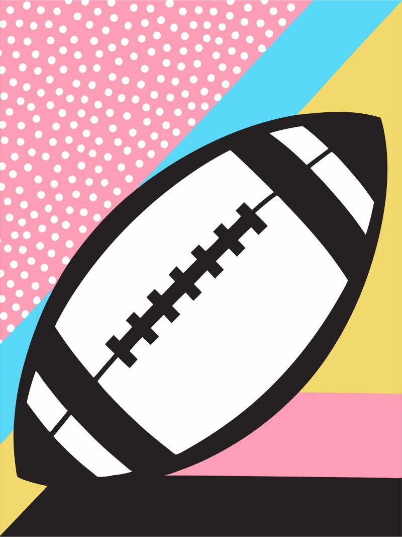 Ballon de rugby poster de LOOK DIFFERENT