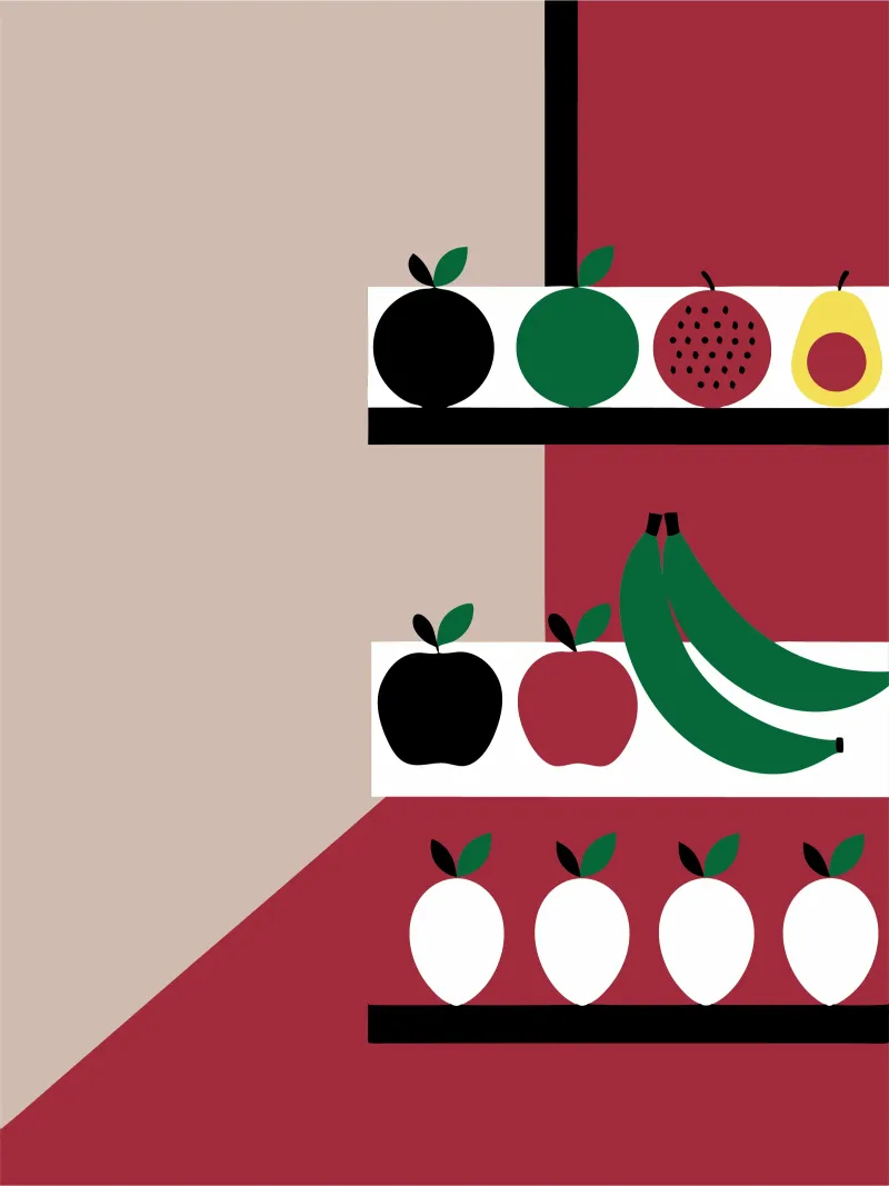 Frutta pellicola backlit da LOOK DIFFERENT