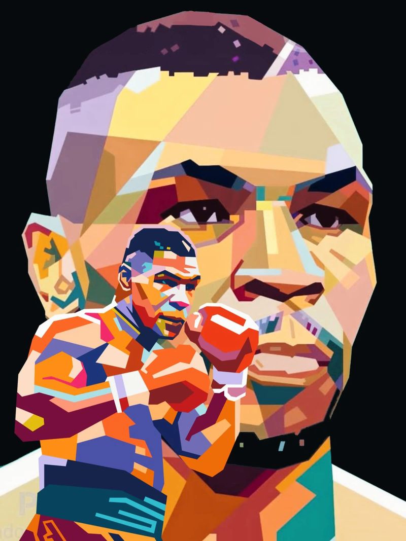 Mike Tyson, die Legende Poster von Hantamrata