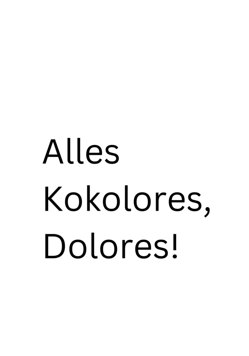 Alles kokolores - Spruch Ruhrgebiet - Typographie poster con telaio in legno da keinkonzept