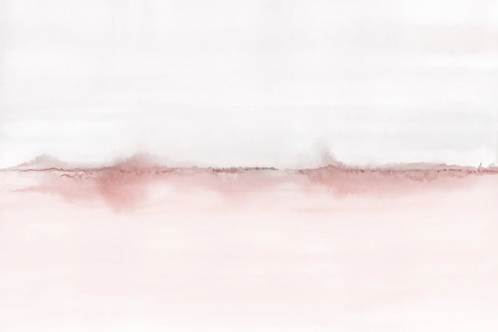 Paesaggio minimalista rosa e grigio pellicola backlit da NouveauPrints