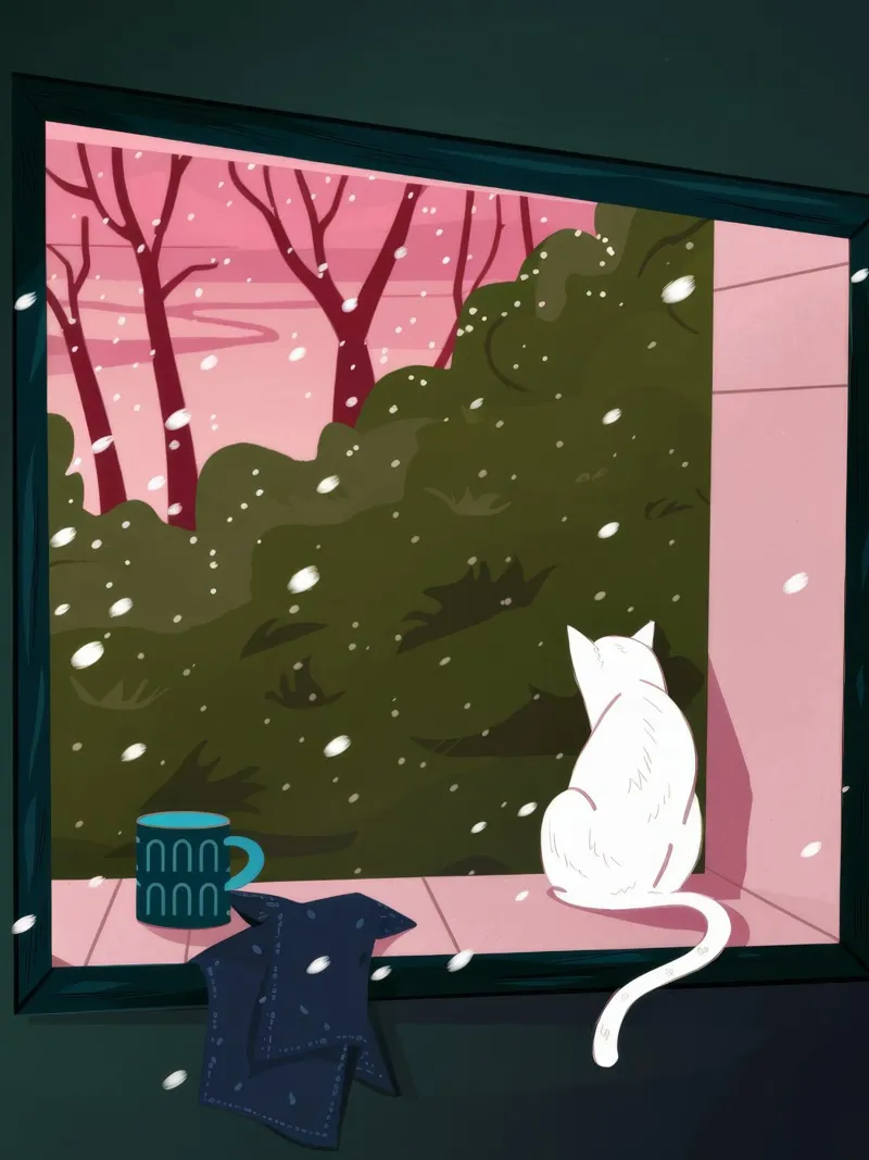 Winter Window Whimsy Hahnemühle von Fine Sanctuary