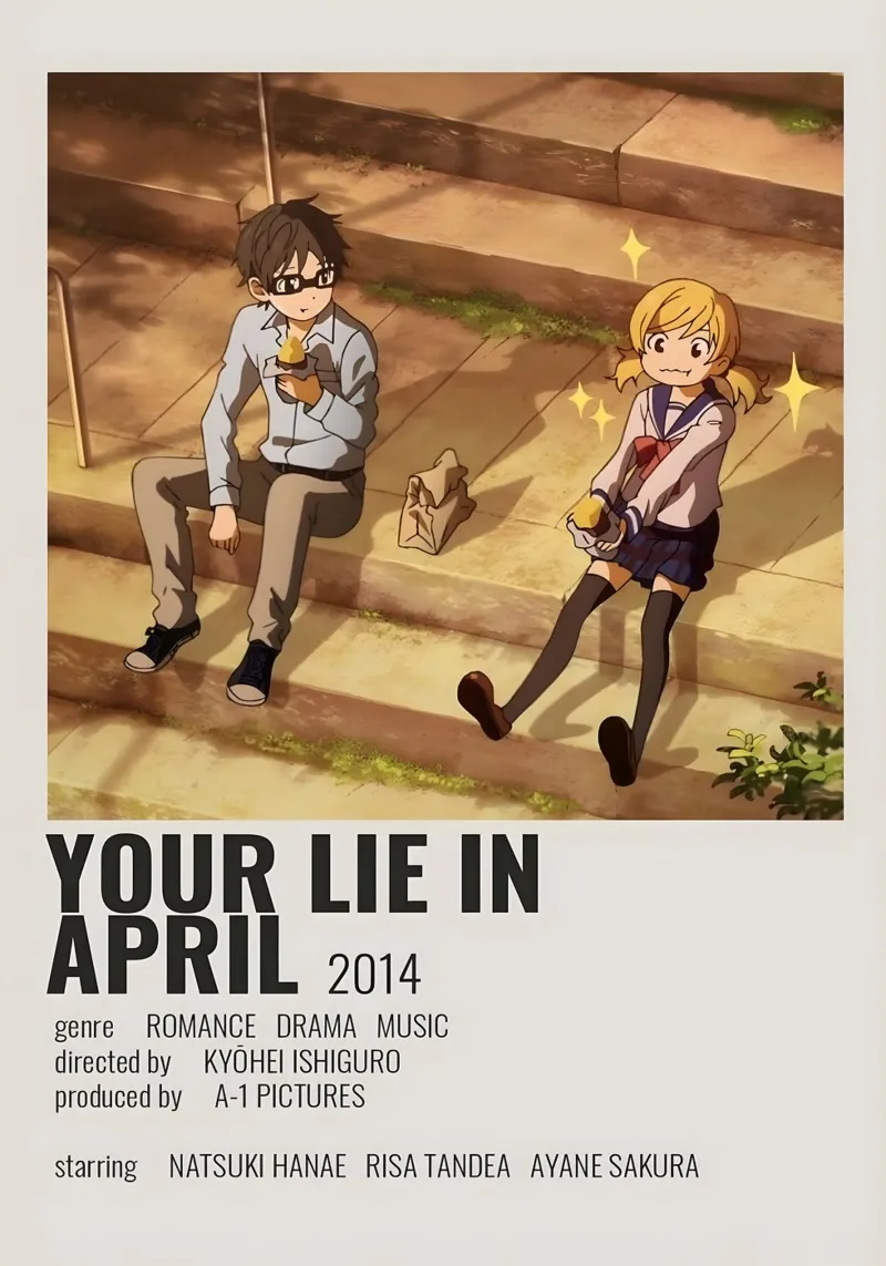 YOUR LIE IN APRIL 2014 plexiglass da Totoya