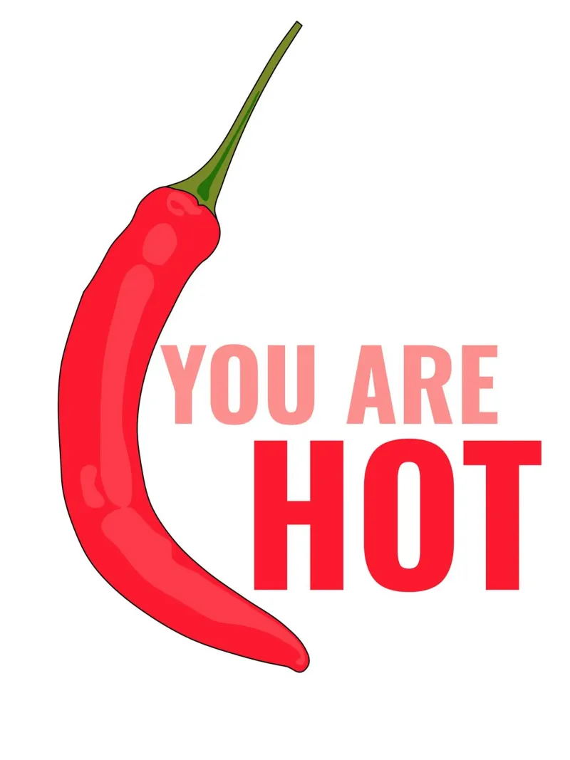 "You Are Hot" pellicola backlit da ramosashop