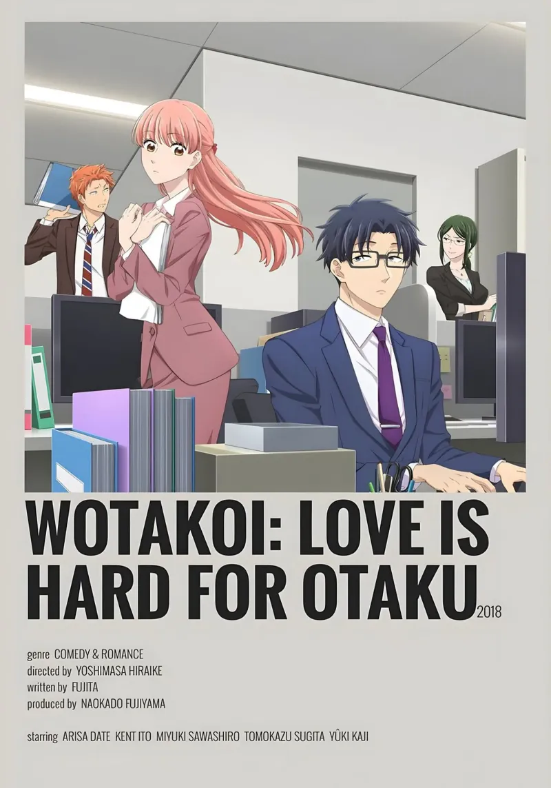 WOTAKOI LOVE IS HARD FOR OTAKUMB pellicola backlit da Totoya