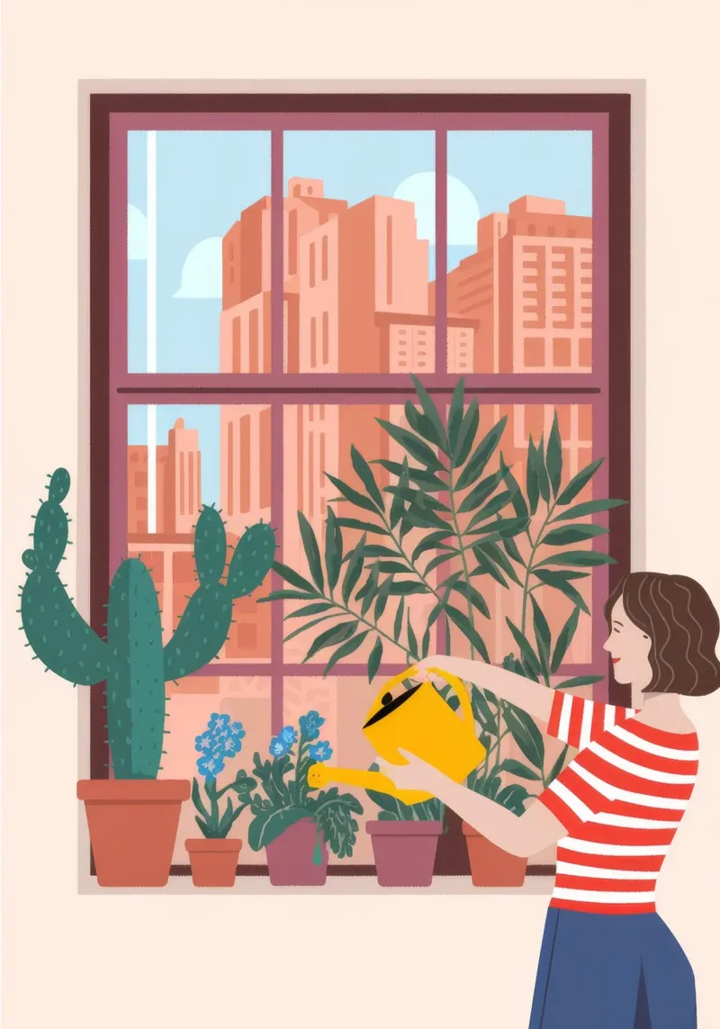 Urban Garden View hahnemühle by Fine Sanctuary