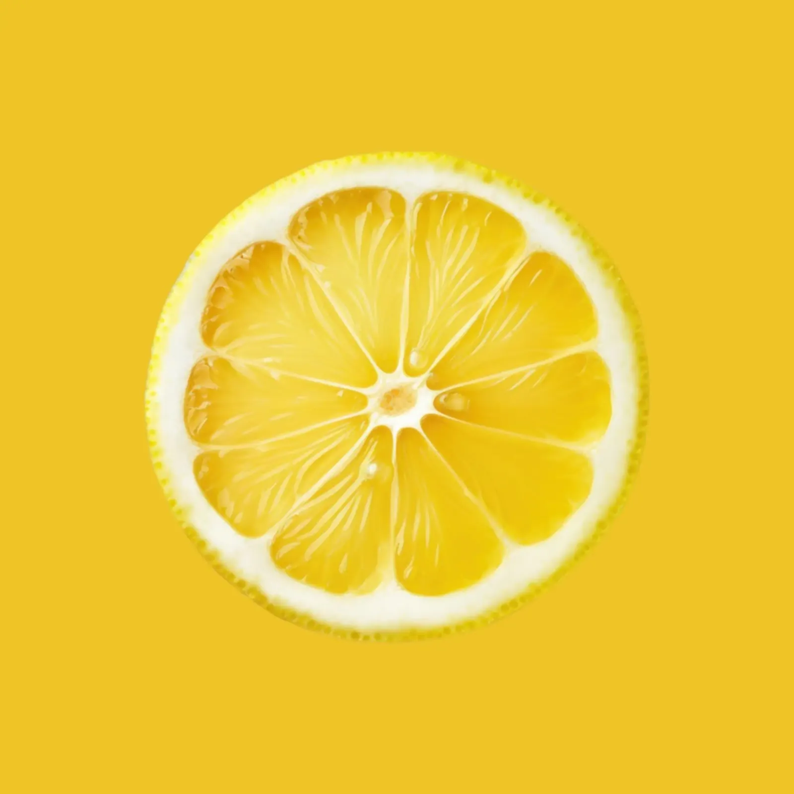 Fetta di limone fresco - Accento succoso di agrumi pellicola backlit da Stilrausch