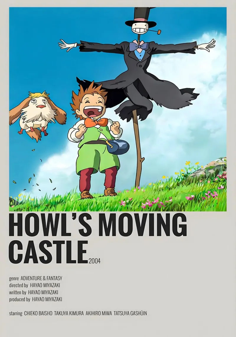 HOWL'S MOVING CASTLE  2004 pellicola backlit da Totoya