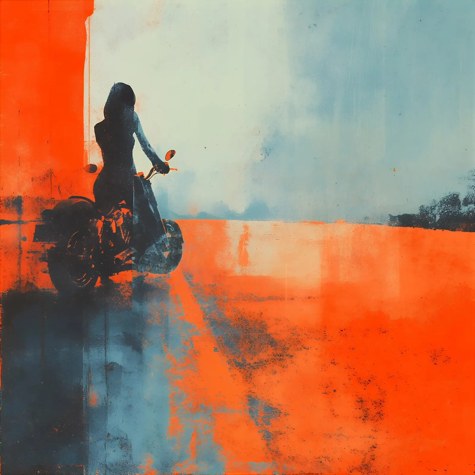 Ragazza motociclista poster da LaylaOzFun
